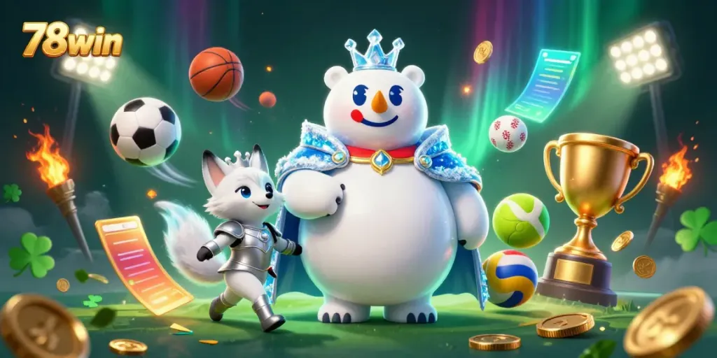 Engage in gaming excitement with 78win, featuring dynamic sports elements and a lively casino atmosphere.